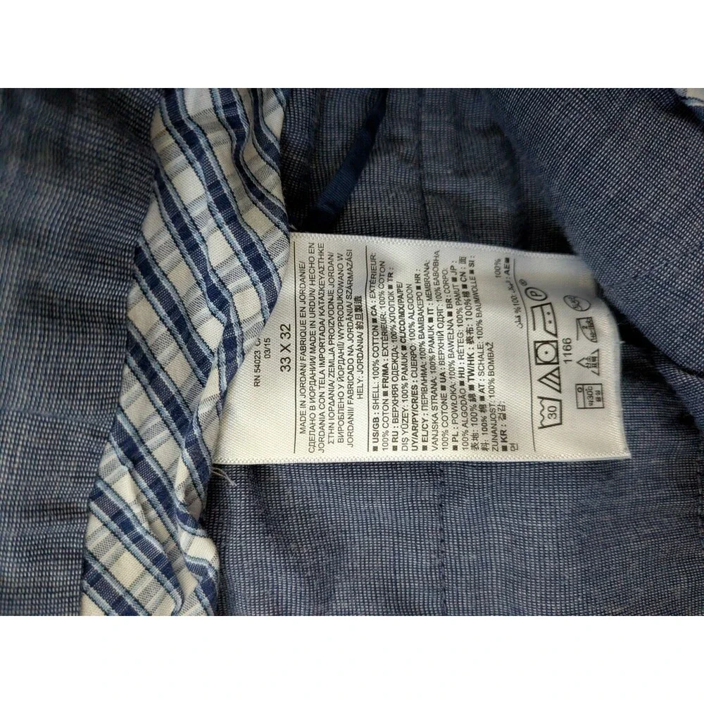 Banana Republic Kentfield Pants Navy Blue‎ Nova Men's Chinos 33/32